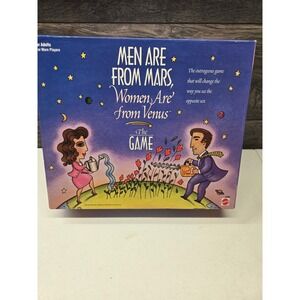 Mattel Men Are From Mars Women Are From Venus Board Game 1998‎ Vintage 41803